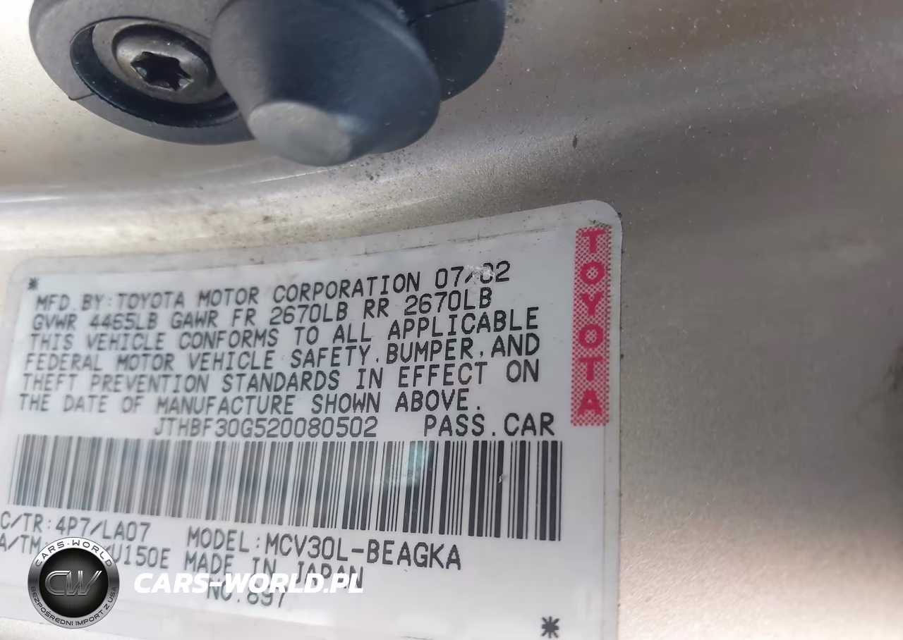 2002 Lexus Es 300 VIN:JTHBF30G520080502 - 9