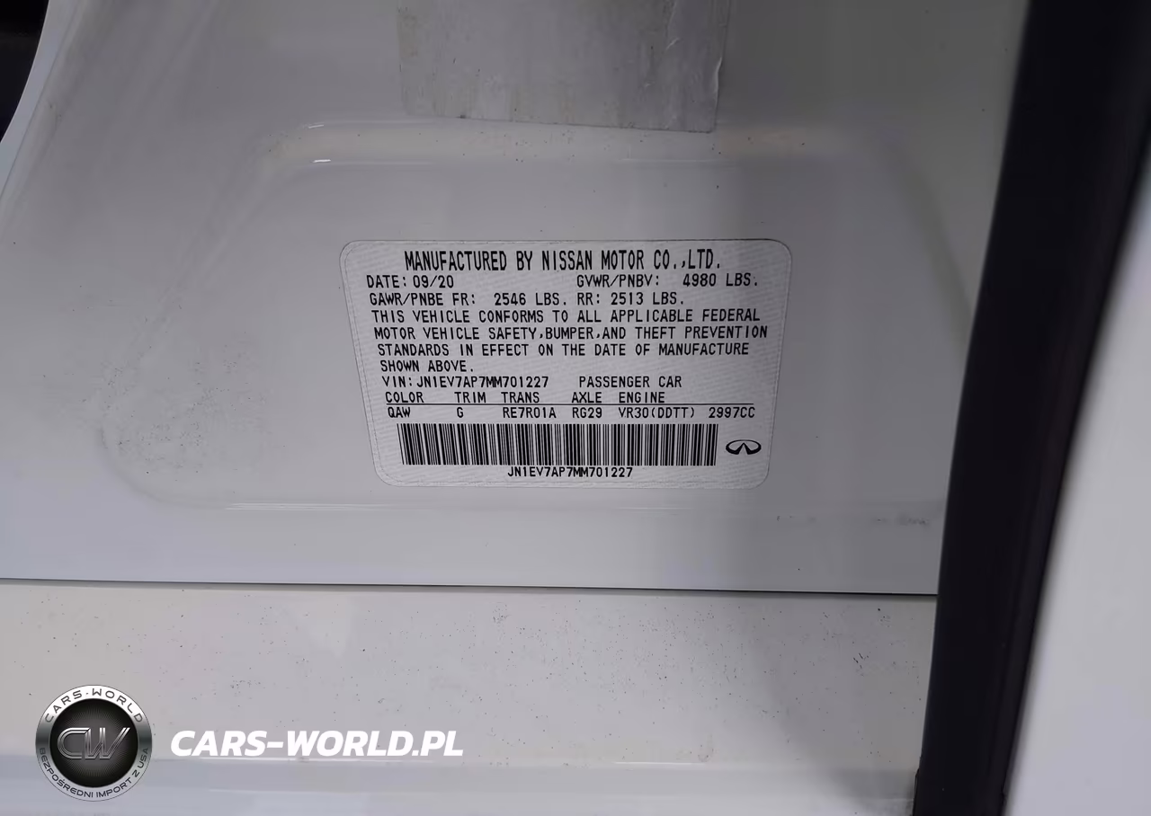 2021 Infiniti Q50 Pure VIN:JN1EV7AP7MM701227 - 9