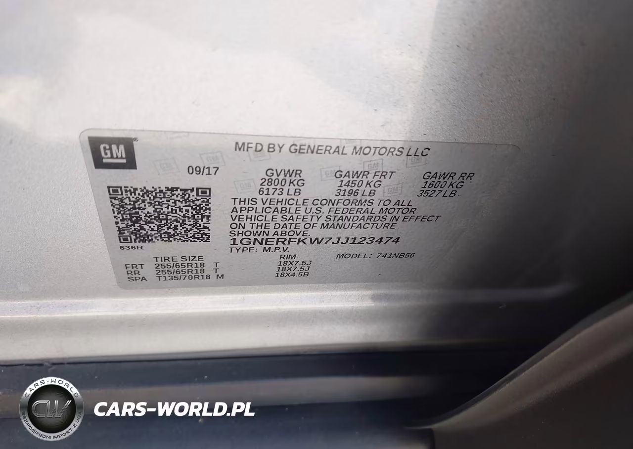 2018 Chevrolet Traverse Ls VIN:1GNERFKW7JJ123474 - 9