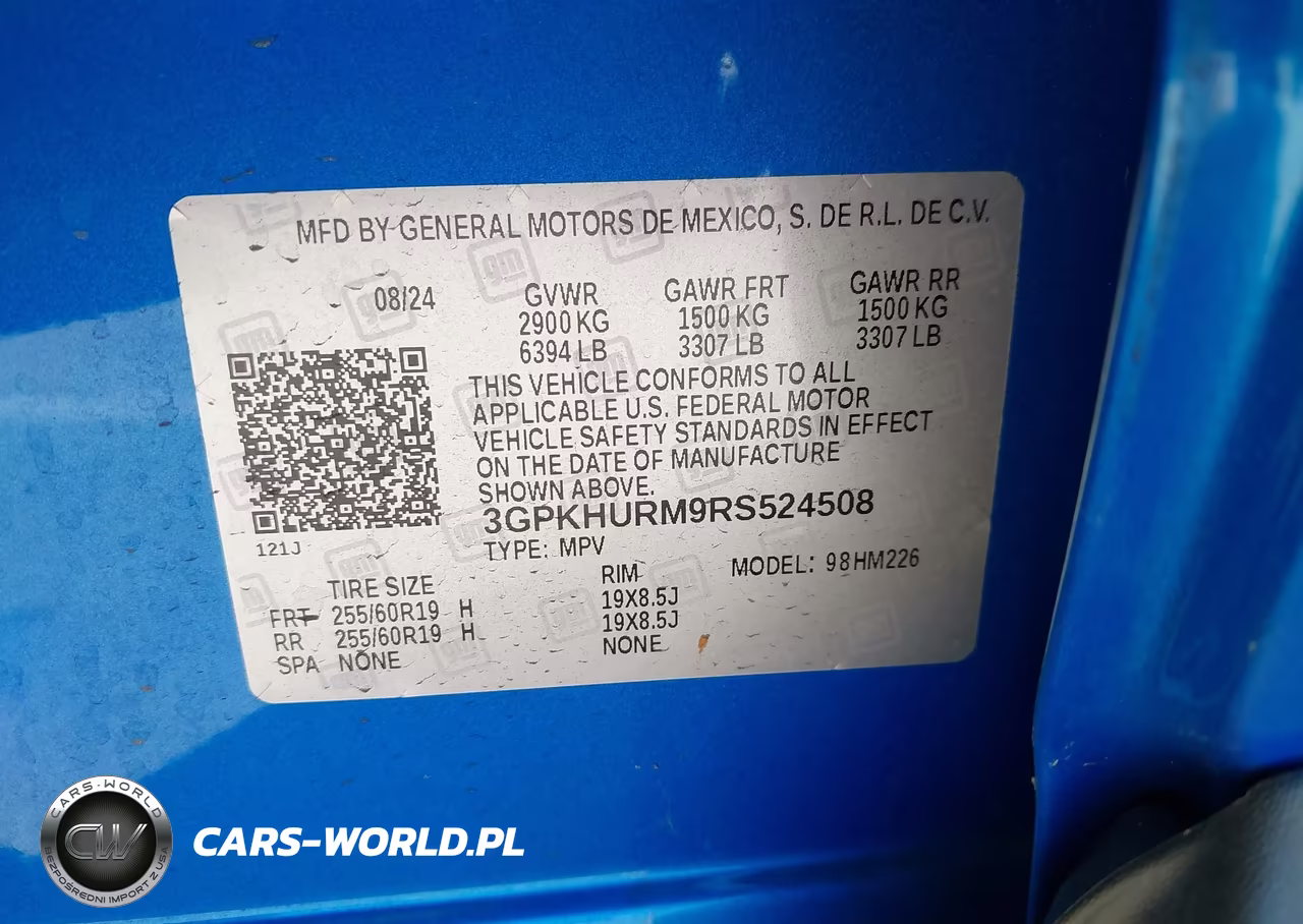 2024 Honda Prologue Ex VIN:3GPKHURM9RS524508 - 9