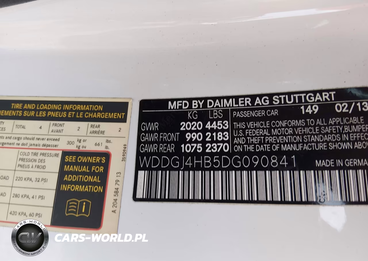 2013 Mercedes-Benz C 250 VIN:WDDGJ4HB5DG090841 - 9