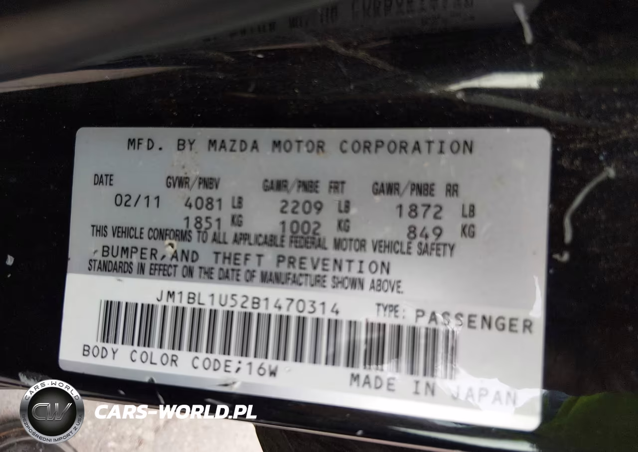 2011 Mazda Mazda3 VIN:JM1BL1U52B1470314 - 9