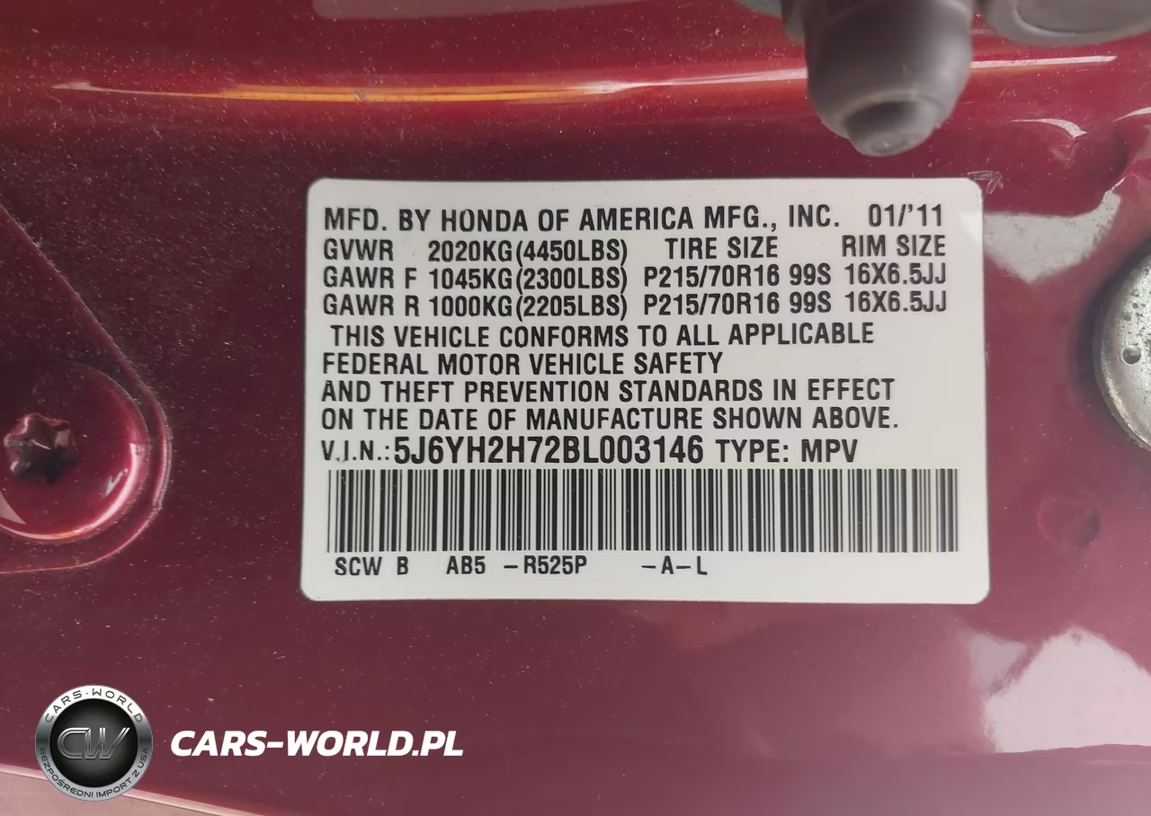 2011 Honda Element Ex VIN:5J6YH2H72BL003146 - 9