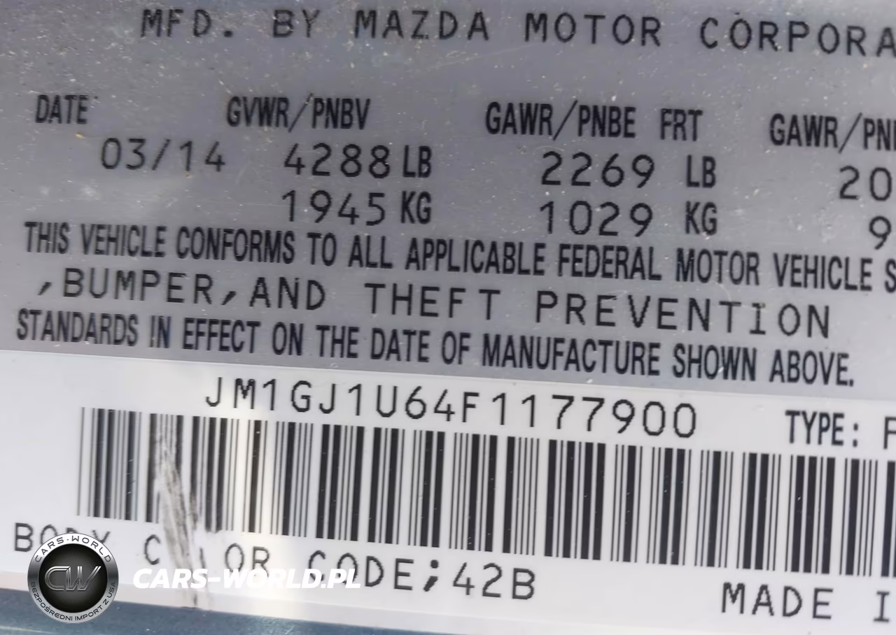 2015 Mazda Mazda6 I Sport VIN:JM1GJ1U64F1177900 - 9