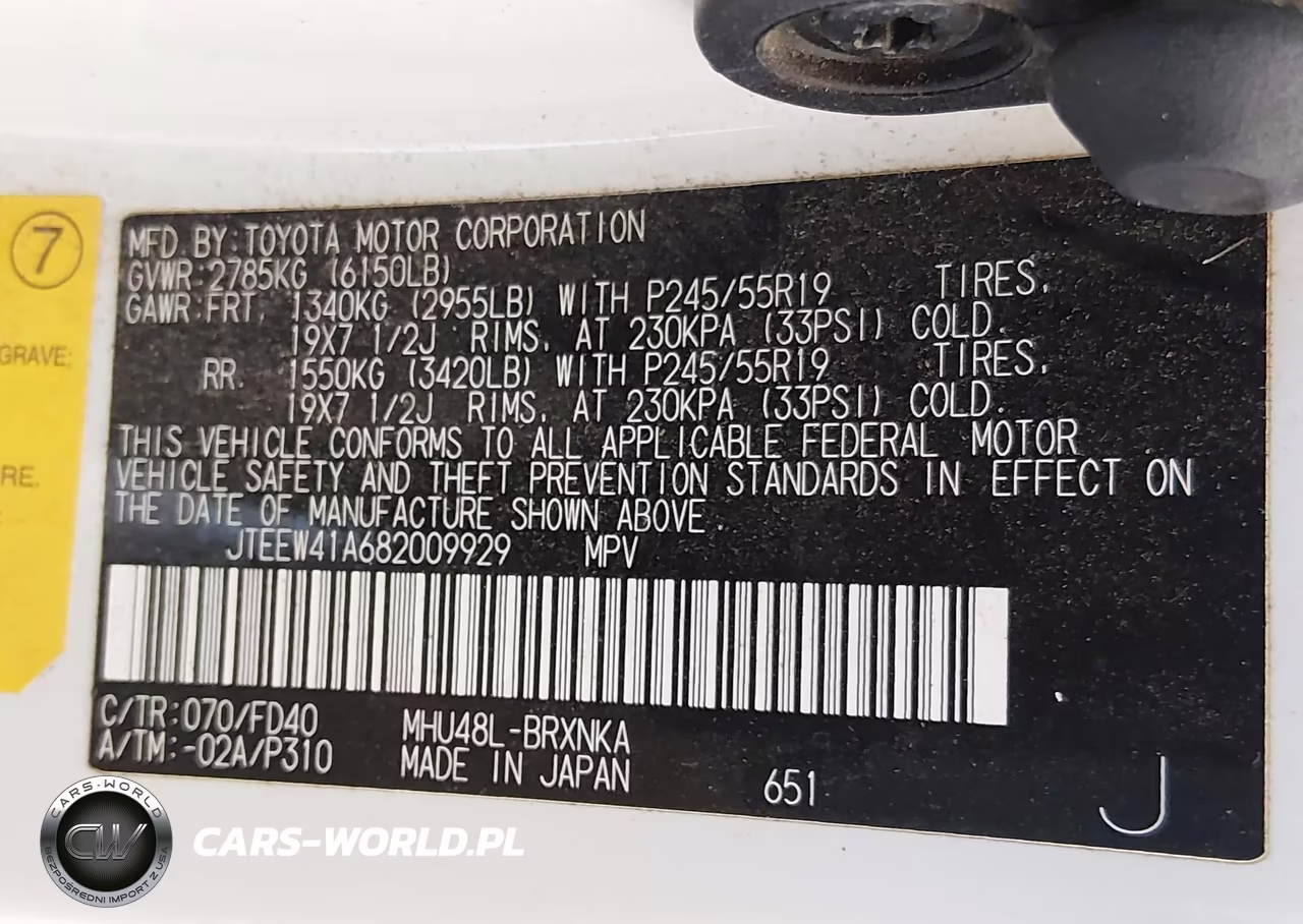 2008 Toyota Highlander Hybrid VIN:JTEEW41A682009929 - 9