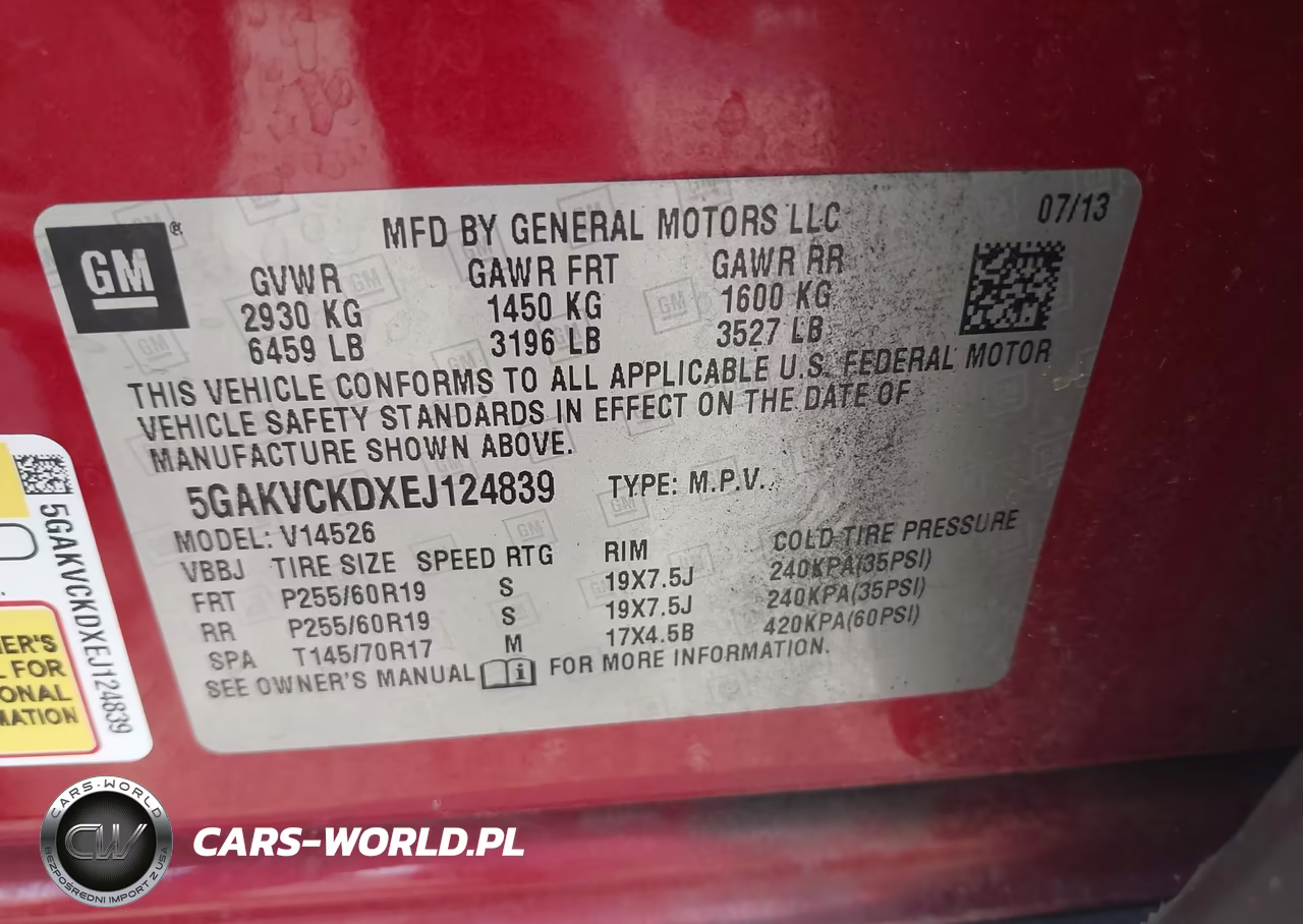 2014 Buick Enclave Premium VIN:5GAKVCKDXEJ124839 - 9