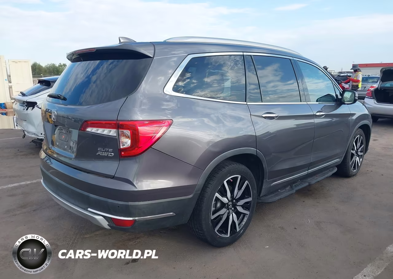 2021 Honda Pilot Awd Elite VIN:5FNYF6H09MB080690 - 4