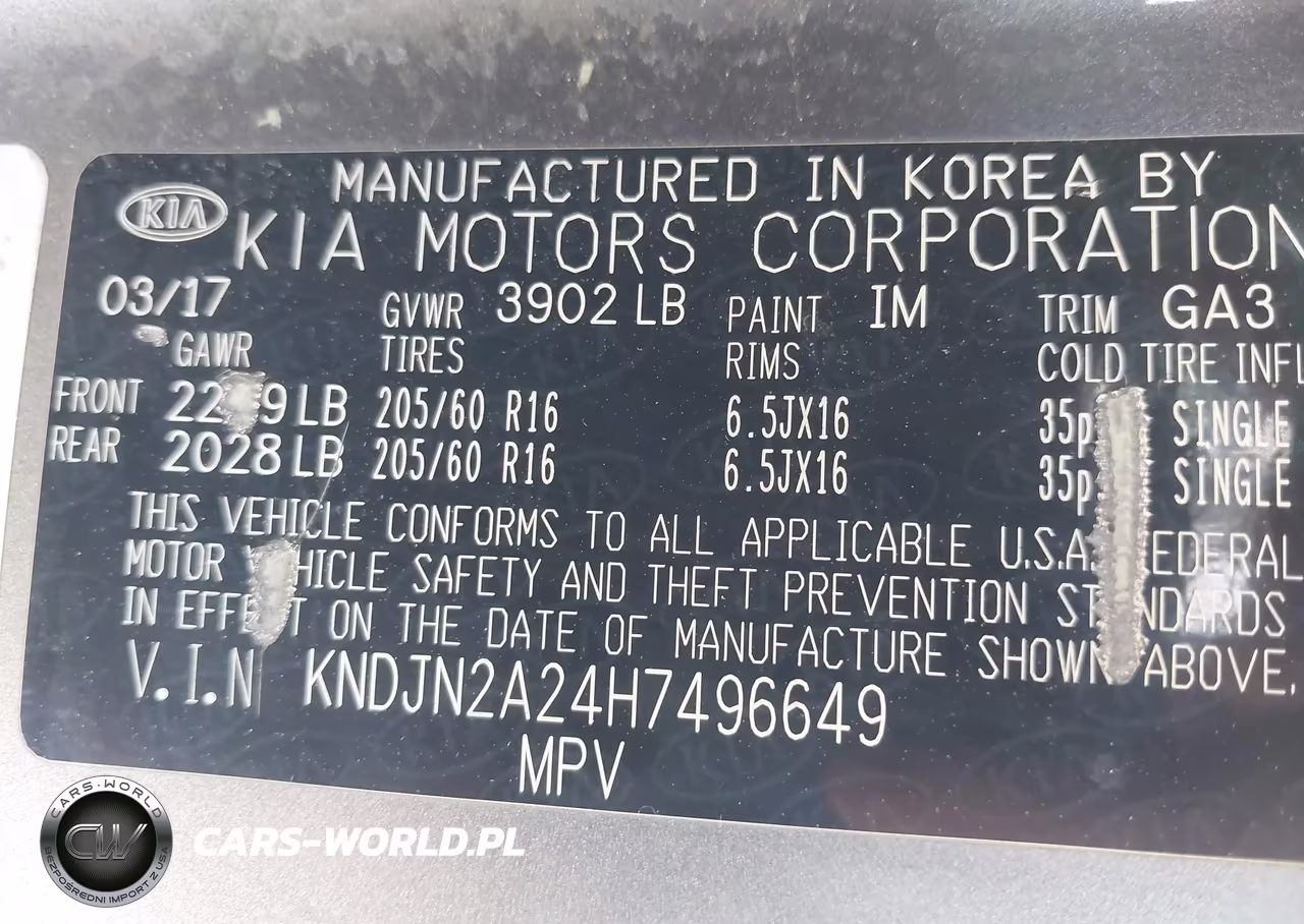 2017 Kia Soul VIN:KNDJN2A24H7496649 - 9