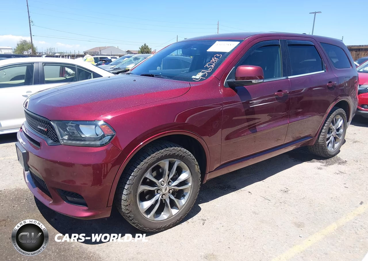 2019 Dodge Durango Gt Plus Awd VIN:1C4RDJDG7KC827309 - 2