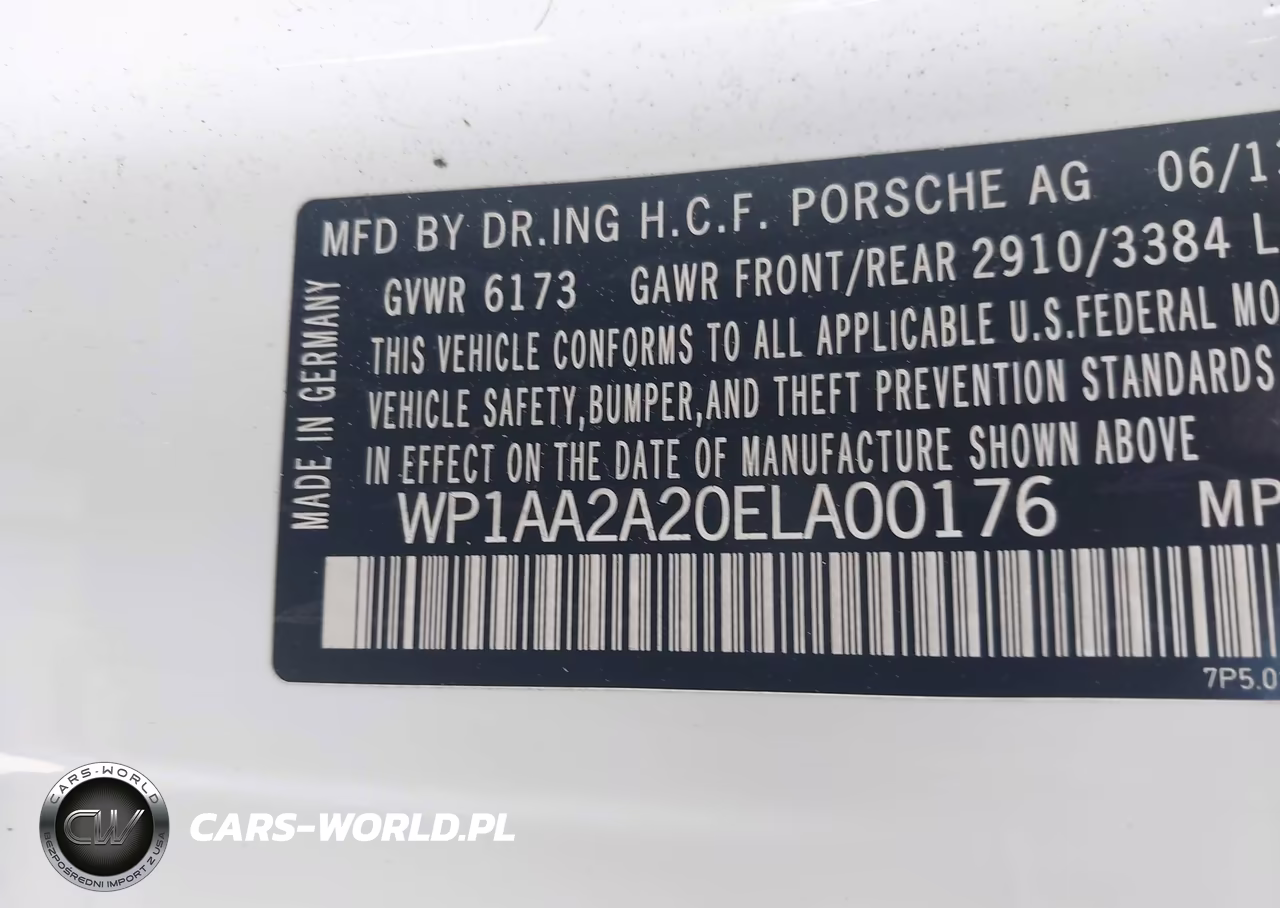 2014 Porsche Cayenne VIN:WP1AA2A20ELA00176 - 9