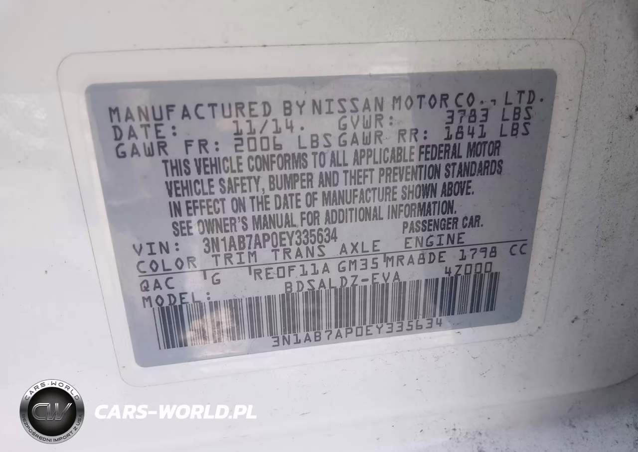 2014 Nissan Sentra Sv VIN:3N1AB7AP0EY335634 - 9