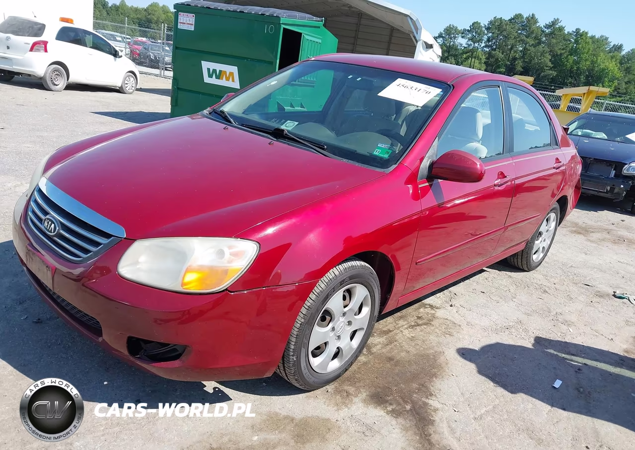 2008 Kia Spectra Ex VIN:KNAFE122185558533 - 2