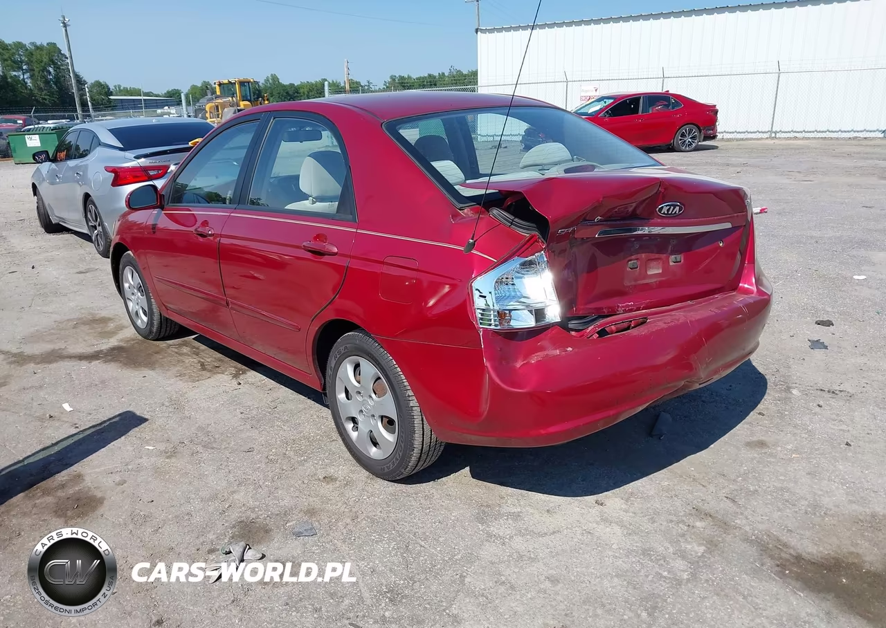 2008 Kia Spectra Ex VIN:KNAFE122185558533 - 3