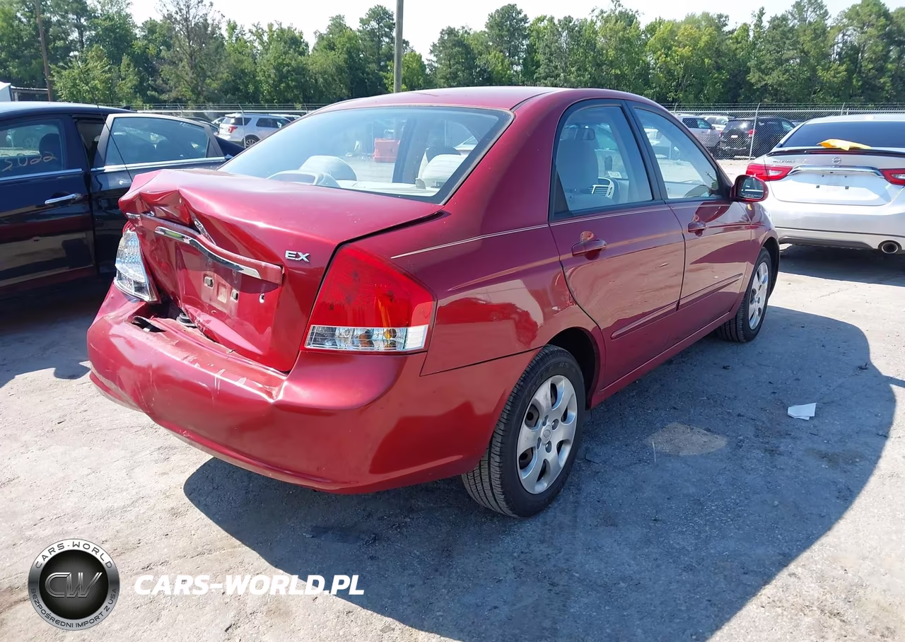 2008 Kia Spectra Ex VIN:KNAFE122185558533 - 4