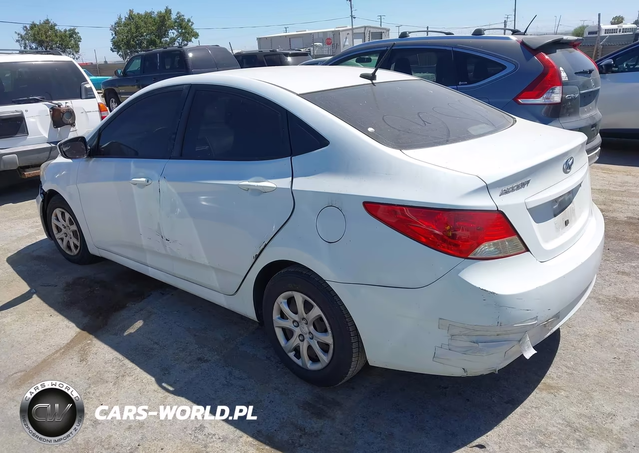2014 Hyundai Accent Gls VIN:KMHCT4AE8EU616255 - 3