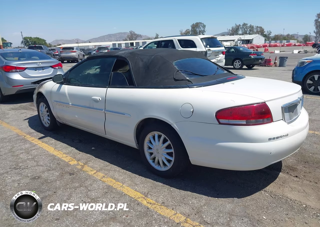 2001 Chrysler Sebring Lxi VIN:1C3EL55U31N693158 - 3
