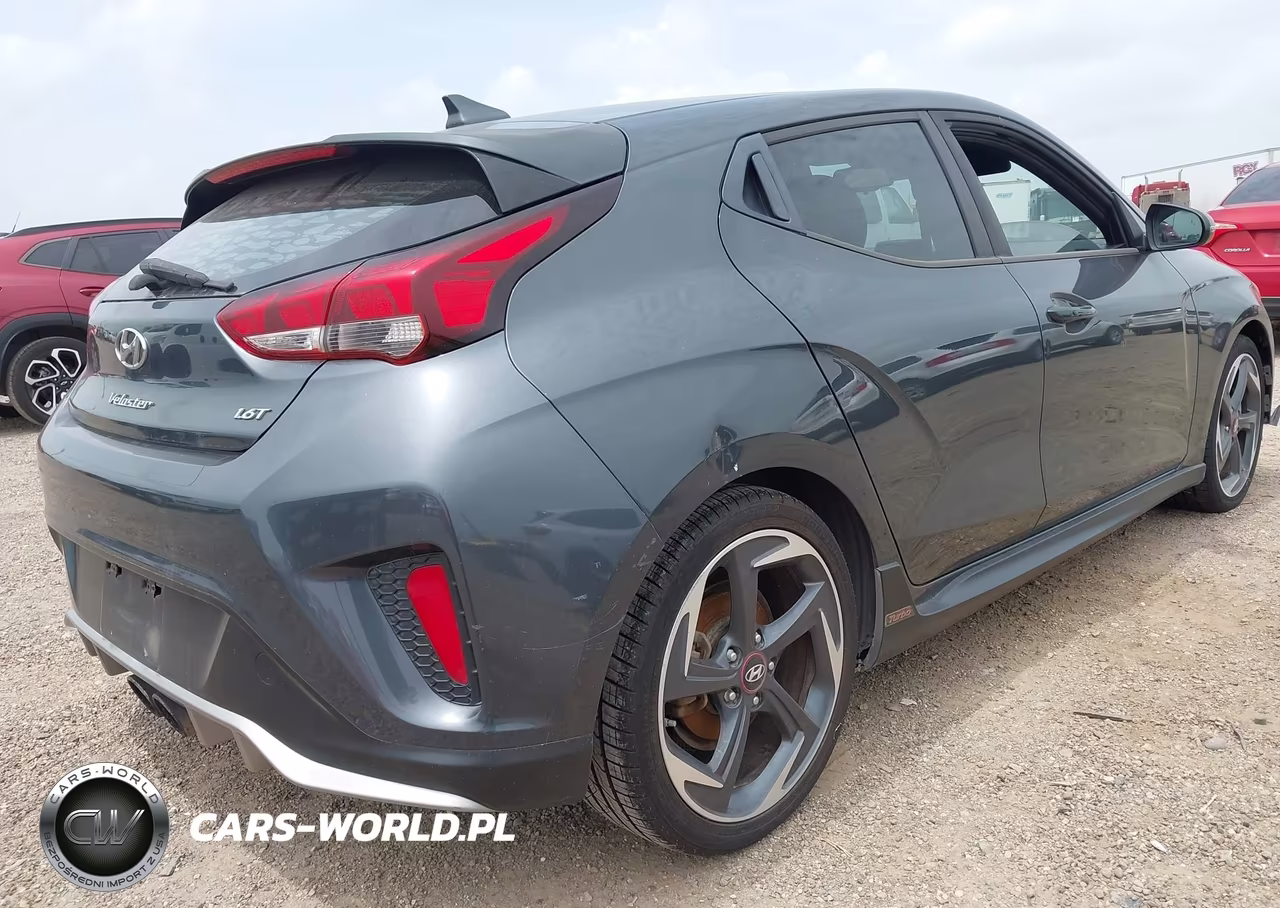 2019 Hyundai Veloster Turbo VIN:KMHTH6ABXKU019400 - 4