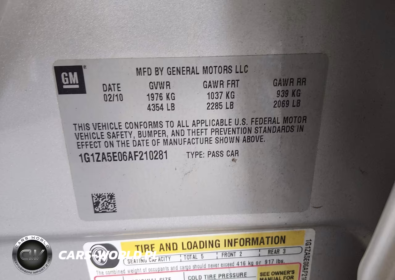 2010 Chevrolet Malibu Ls VIN:1G1ZA5E06AF210281 - 9