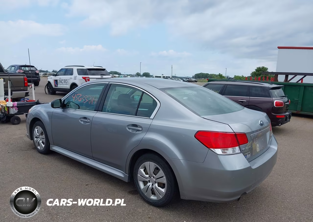 2011 Subaru Legacy 2.5I VIN:4S3BMBA68B3223190 - 3
