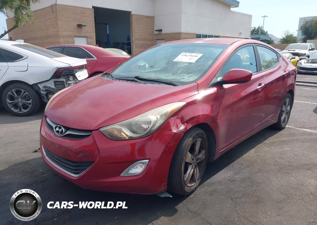 2012 Hyundai Elantra Gls (Ulsan Plant) VIN:KMHDH4AE4CU261832 - 2