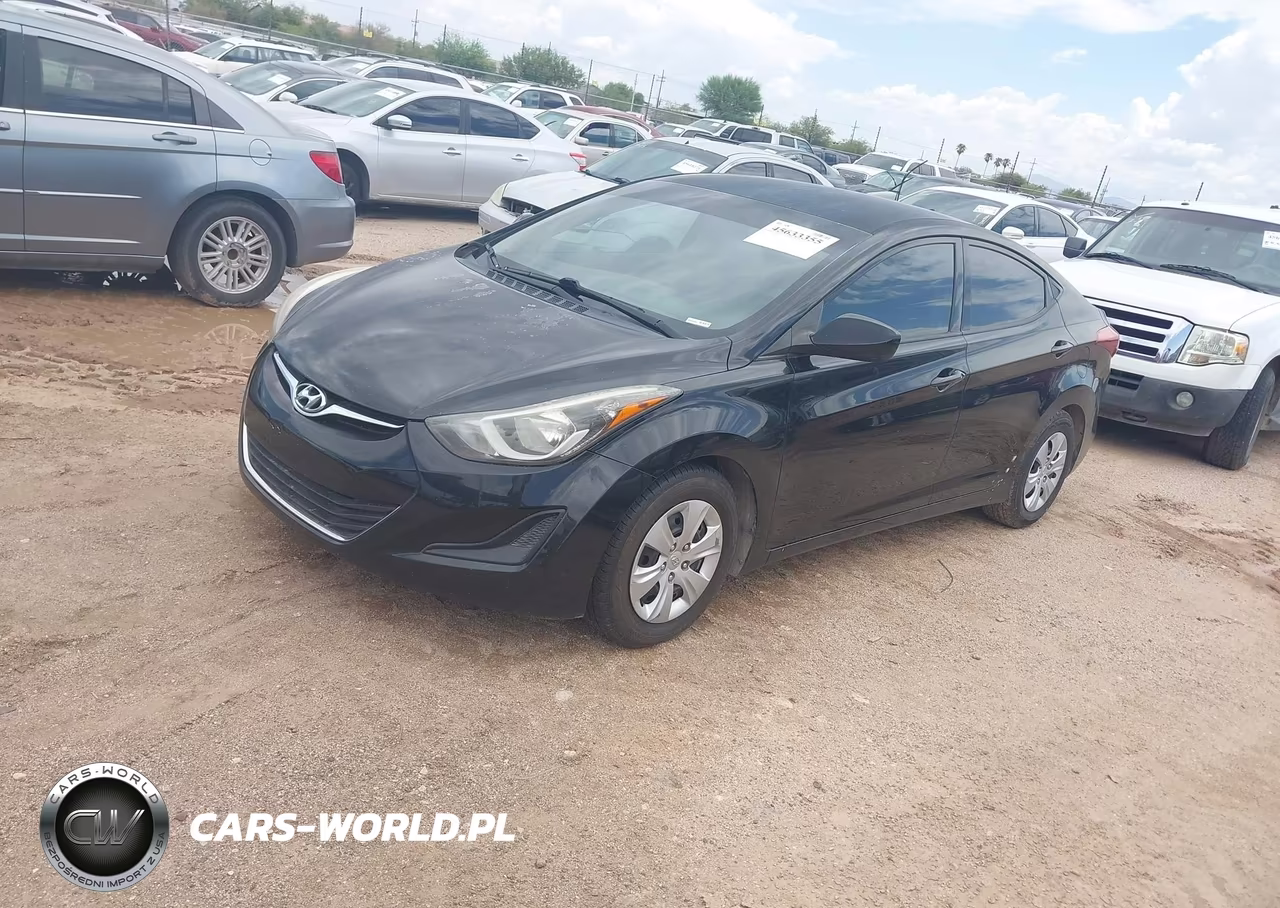 2016 Hyundai Elantra Se VIN:5NPDH4AE9GH758380 - 2