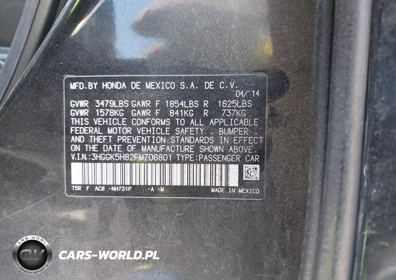 2015 Honda Fit Ex-Ex-L VIN:3HGGK5H82FM706801 - 9
