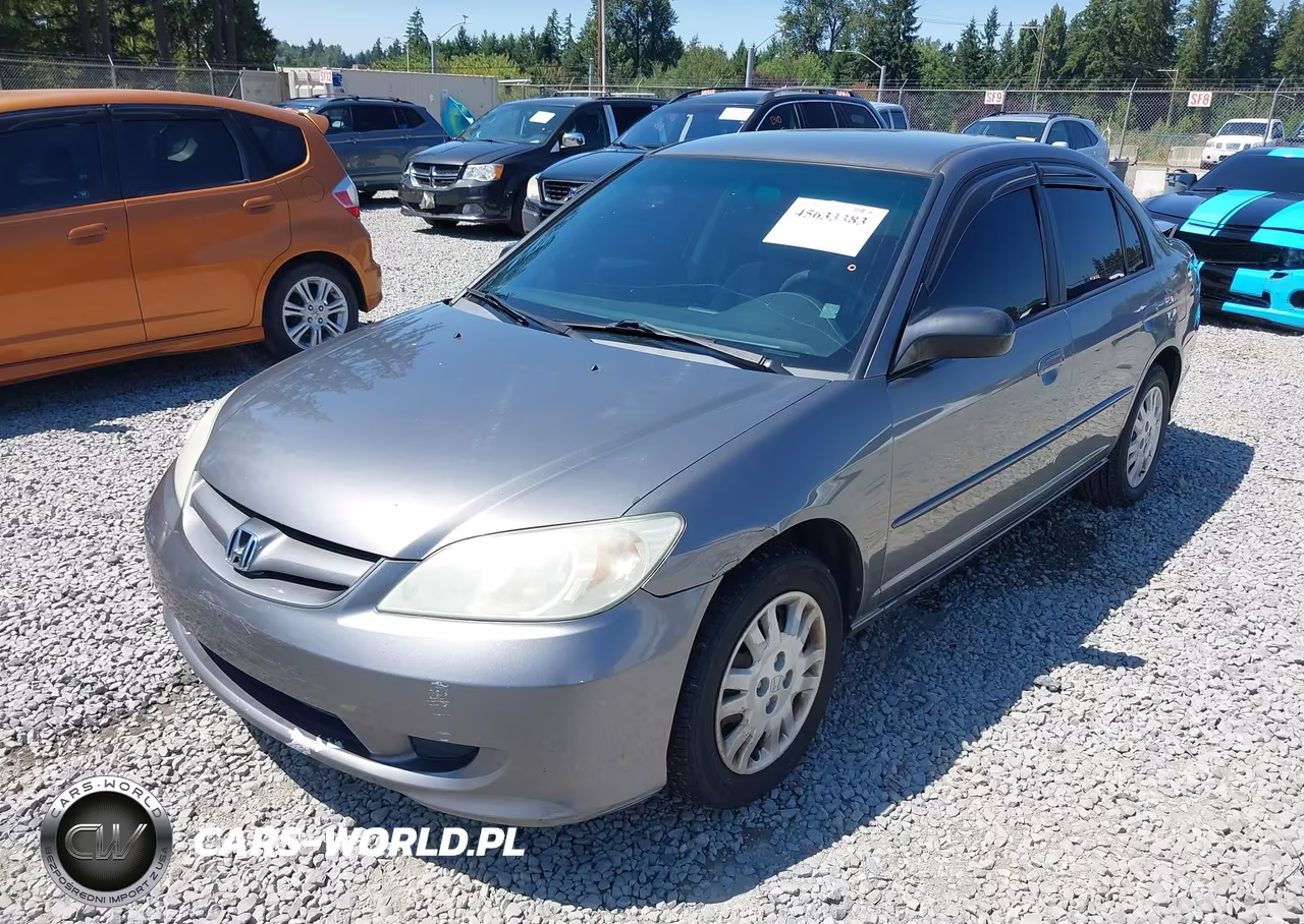 2005 Honda Civic Lx VIN:2HGES16595H600643 - 2