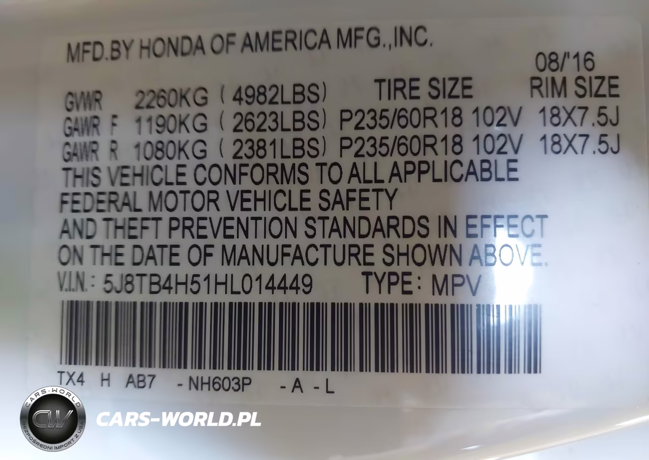 2017 Acura Rdx Technology Acurawatch Plus Packages-W-Technology Package VIN:5J8TB4H51HL014449 - 9