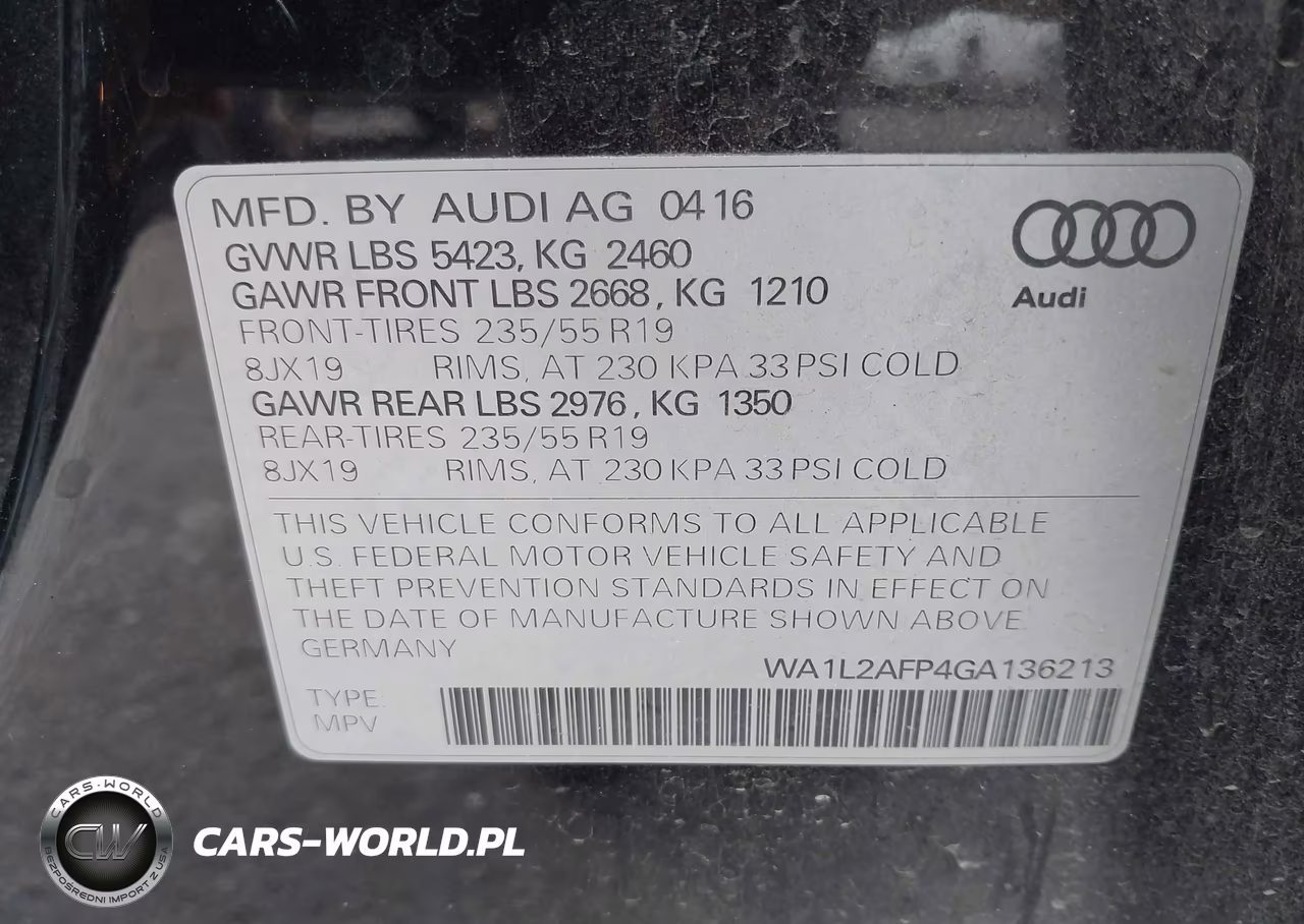 2016 Audi Q5 2.0T Premium VIN:WA1L2AFP4GA136213 - 9