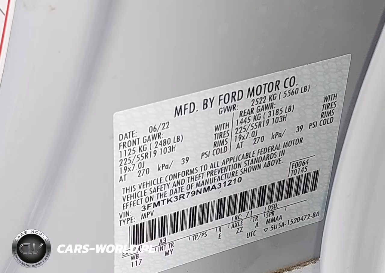 2022 Ford Mustang Mach-E Premium VIN:3FMTK3R79NMA31210 - 9