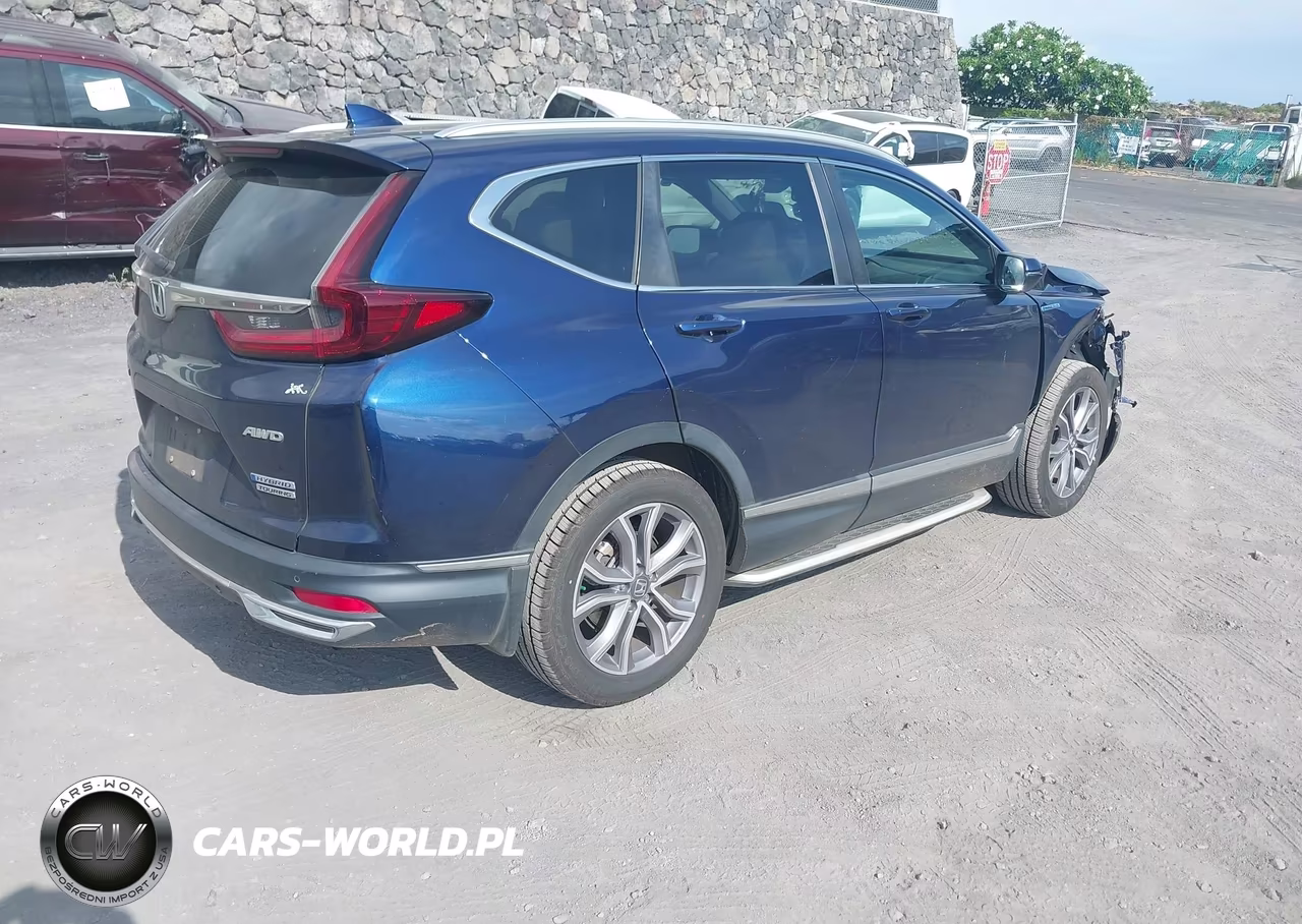 2021 Honda Cr-V Hybrid Touring VIN:7FART6H90ME026372 - 4
