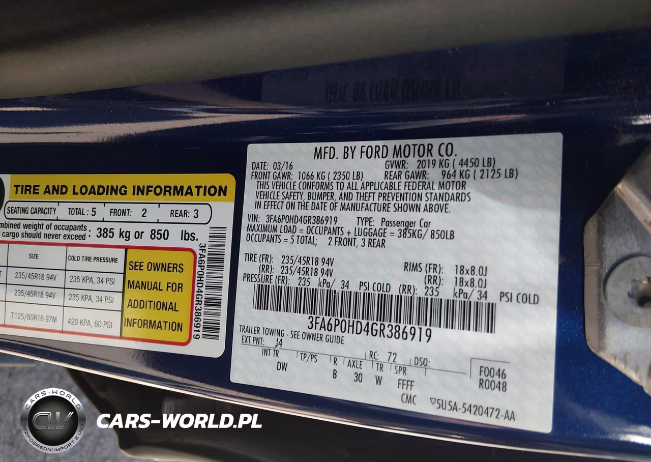 2016 Ford Fusion Se VIN:3FA6P0HD4GR386919 - 9