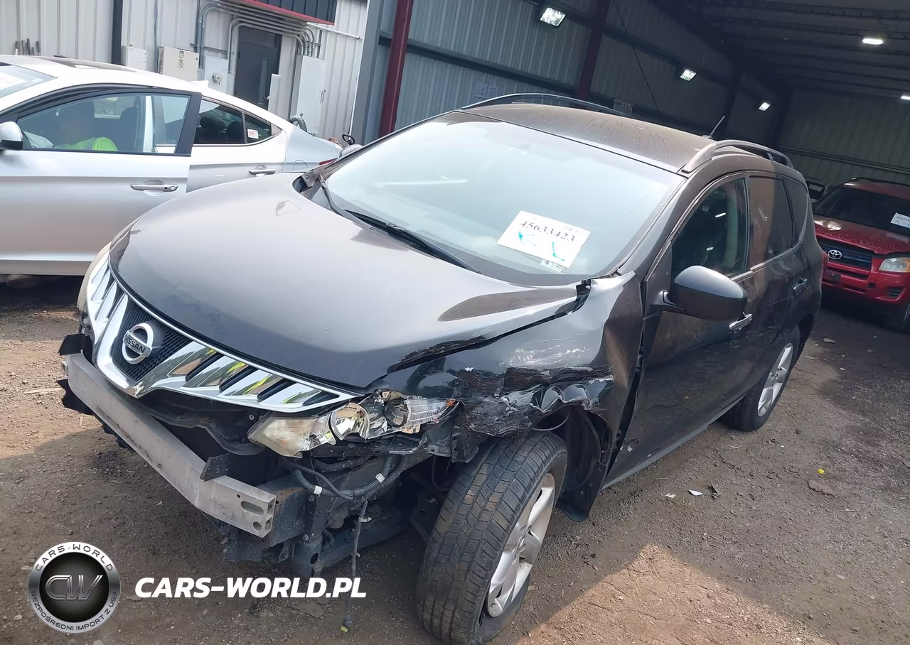 2009 Nissan Murano Sl VIN:JN8AZ18UX9W030435 - 2