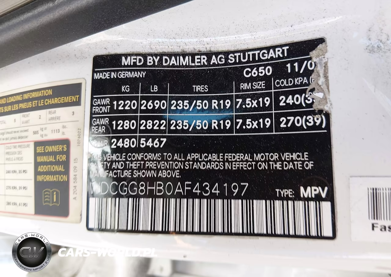 2010 Mercedes-Benz Glk 350 4Matic VIN:WDCGG8HB0AF434197 - 9