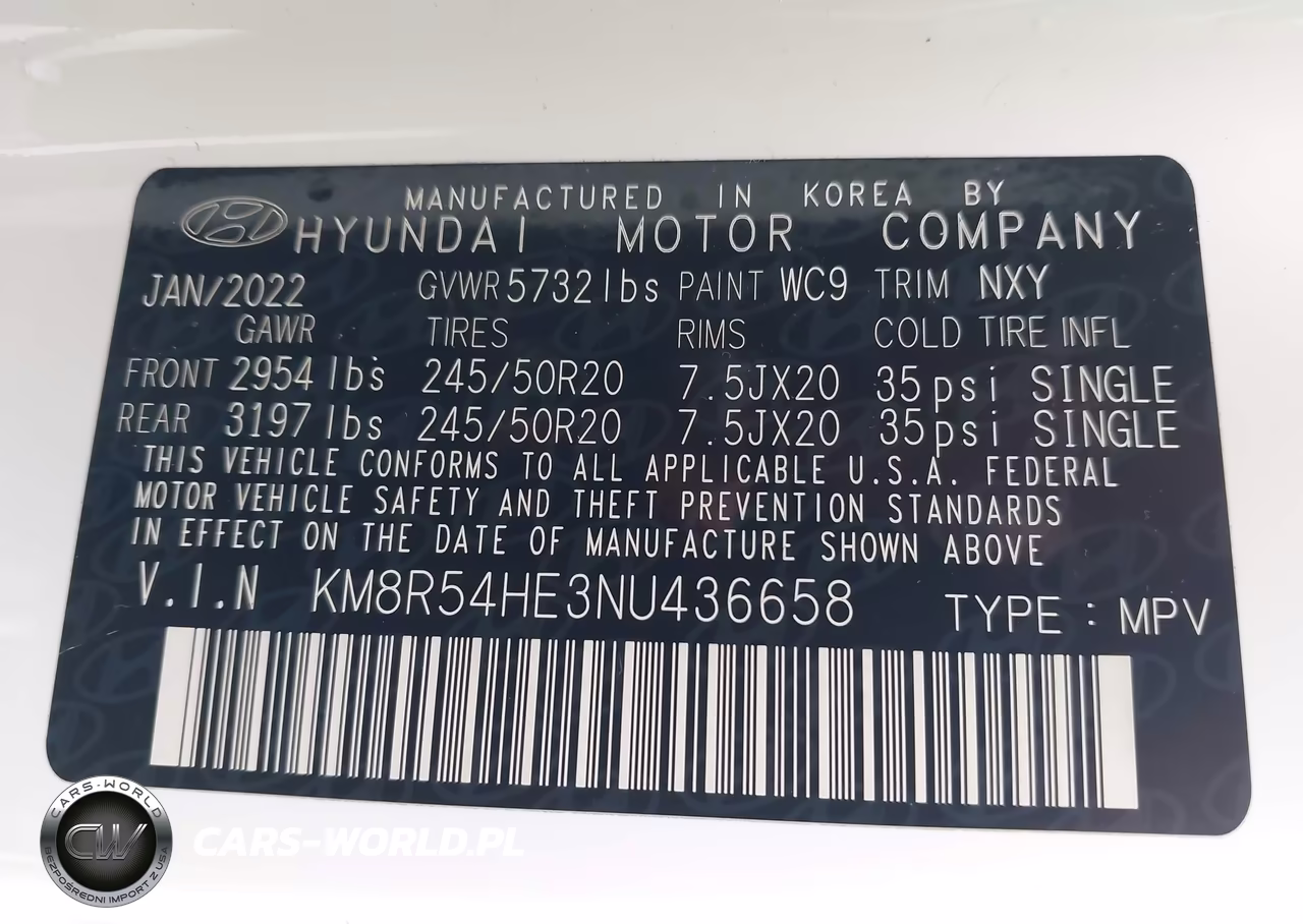 2022 Hyundai Palisade Limited VIN:KM8R54HE3NU436658 - 9