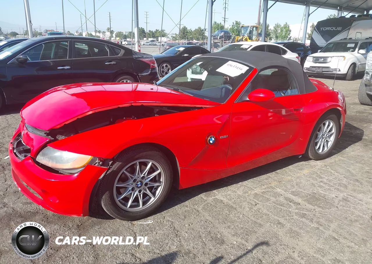 2004 BMW Z4 2.5I VIN:4USBT33594LS50246 - 2