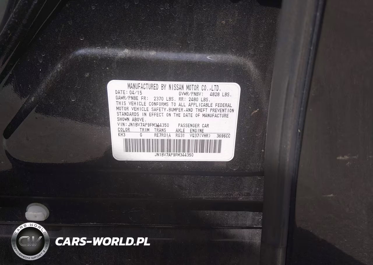 2015 Infiniti Q50 Premium VIN:JN1BV7AP9FM344350 - 9