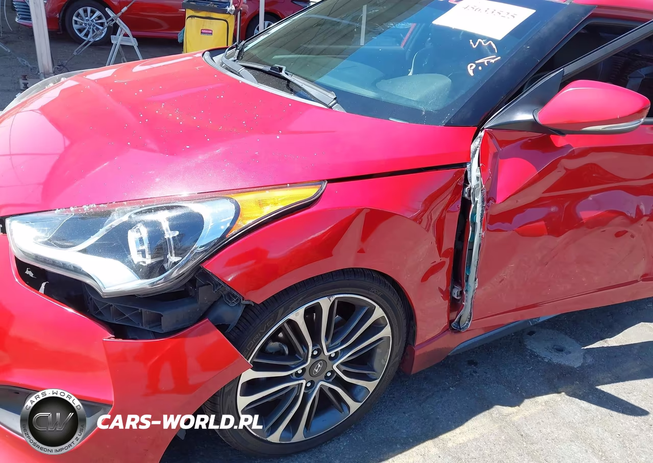2016 Hyundai Veloster Turbo VIN:KMHTC6AE2GU302681 - 6