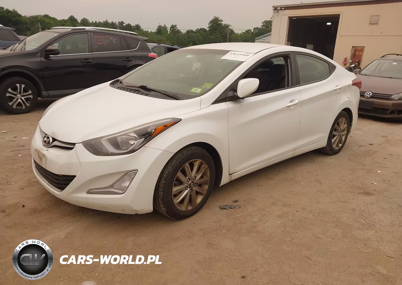 2016 Hyundai Elantra Se VIN:5NPDH4AE5GH772244 - 2