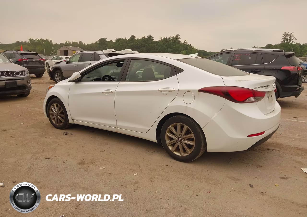 2016 Hyundai Elantra Se VIN:5NPDH4AE5GH772244 - 3