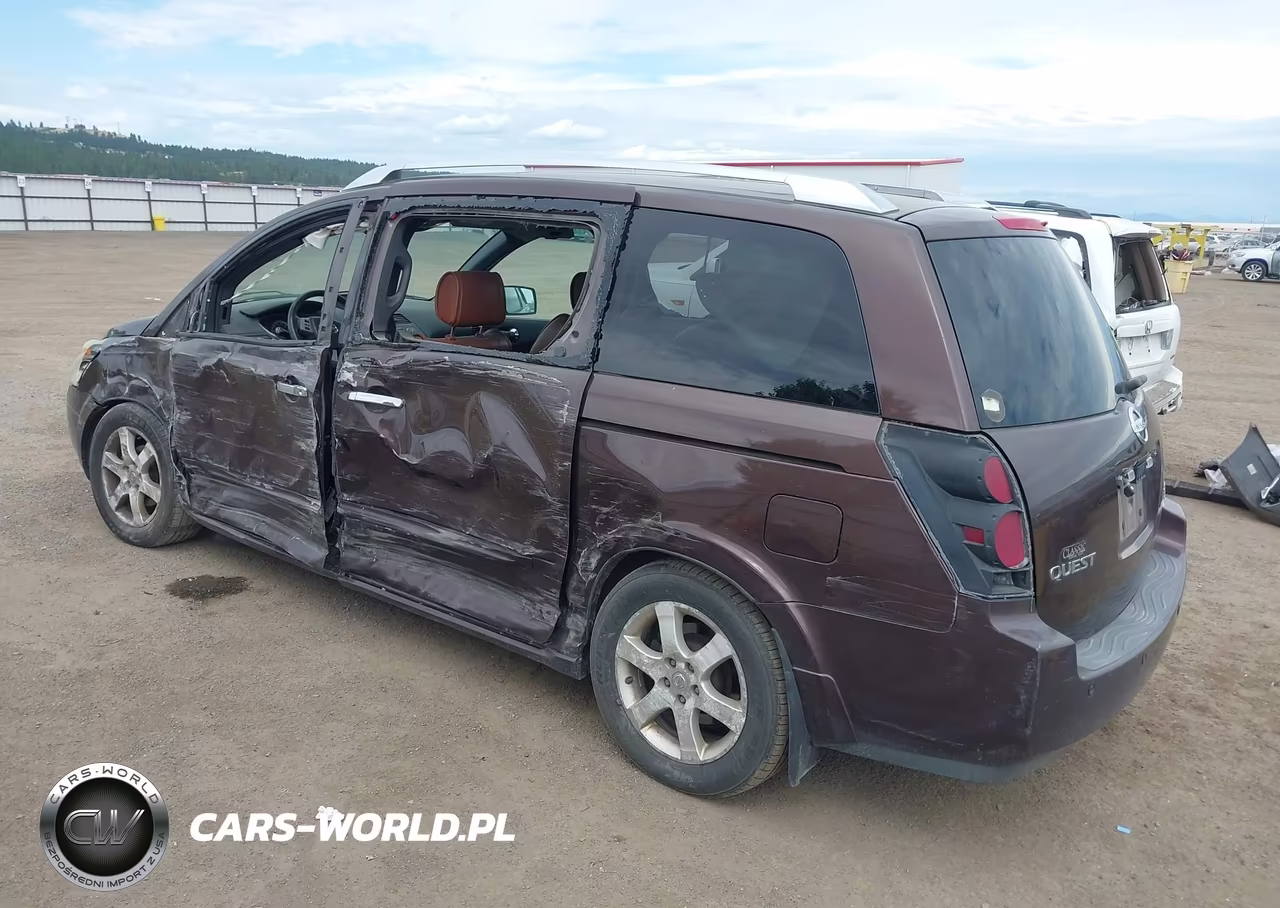 2007 Nissan Quest 3.5 Se VIN:5N1BV28U47N110829 - 3