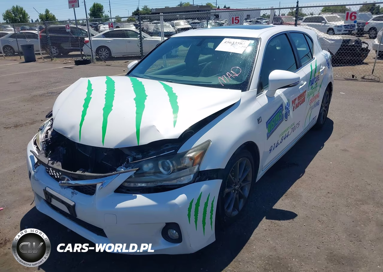 2012 Lexus Ct 200H Premium VIN:JTHKD5BH5C2092842 - 2
