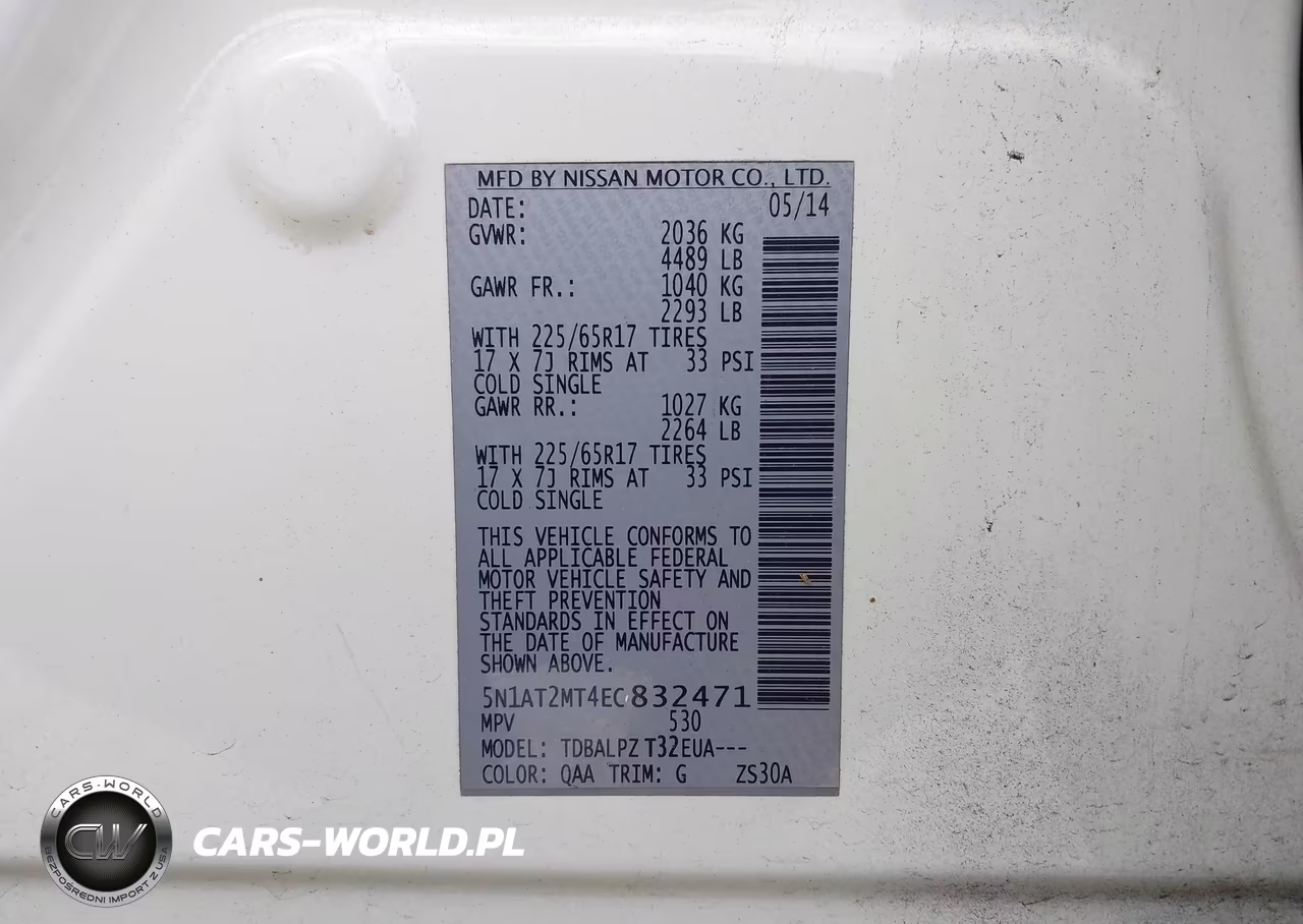 2014 Nissan Rogue S VIN:5N1AT2MT4EC832471 - 9