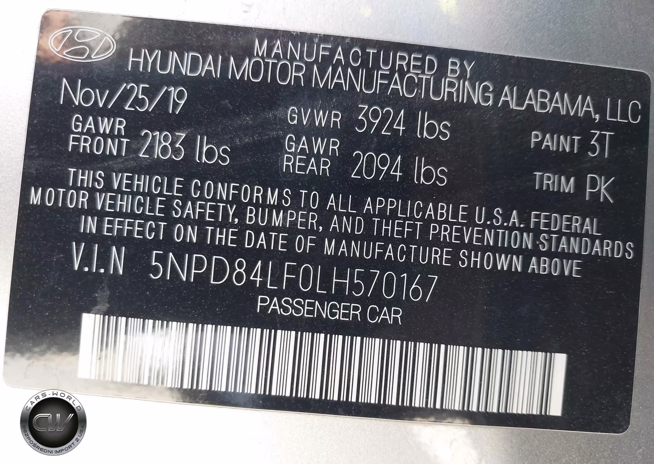 2020 Hyundai Elantra Sel VIN:5NPD84LF0LH570167 - 9