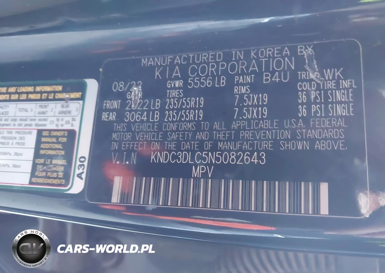 2022 Kia Ev6 Wind VIN:KNDC3DLC5N5082643 - 9