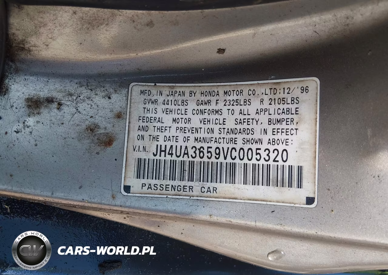 1997 Acura Tl 3.2 VIN:JH4UA3659VC005320 - 9