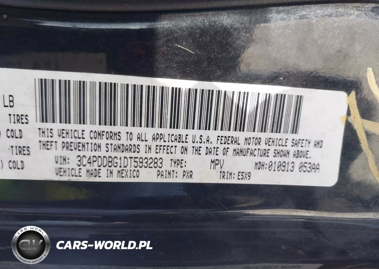 2013 Dodge Journey Sxt VIN:3C4PDDBG1DT593283 - 9