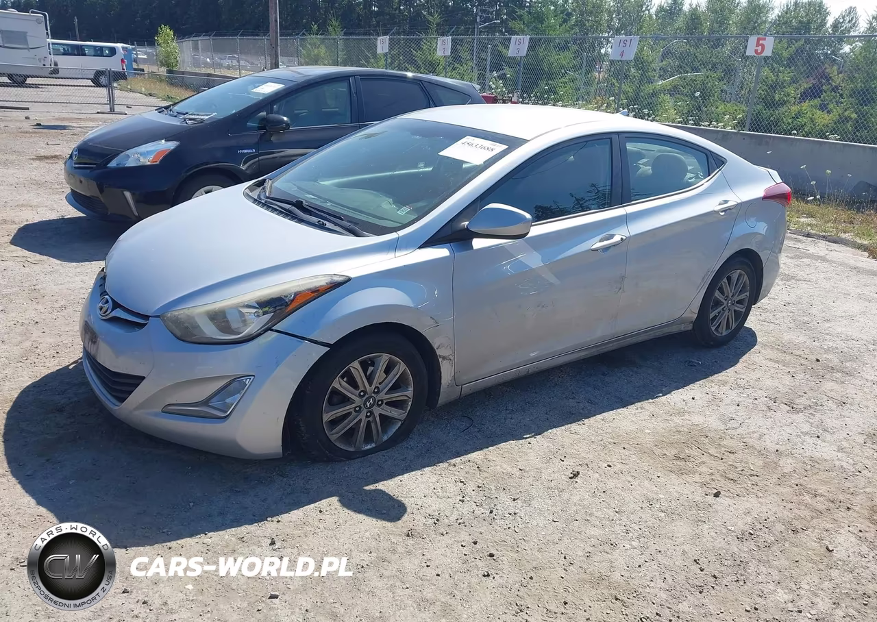 2014 Hyundai Elantra Se VIN:5NPDH4AE6EH466019 - 2