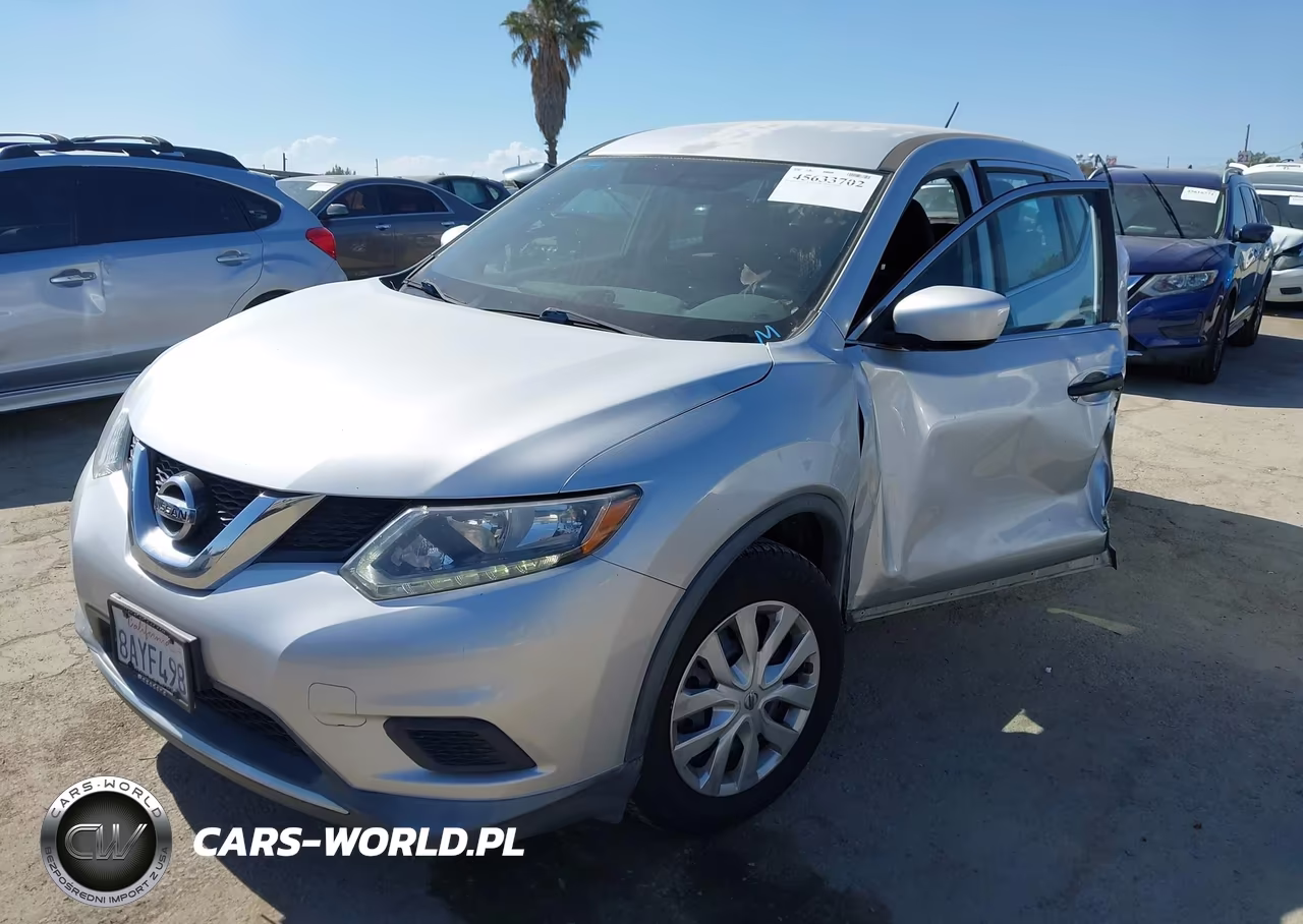 2016 Nissan Rogue S-Sl-Sv VIN:KNMAT2MT9GP696239 - 2