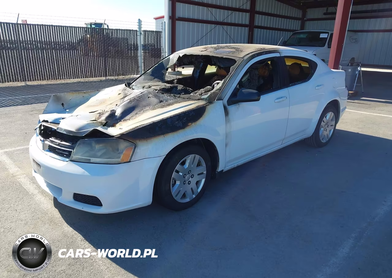 2012 Dodge Avenger Se VIN:1C3CDZAB8CN128150 - 2